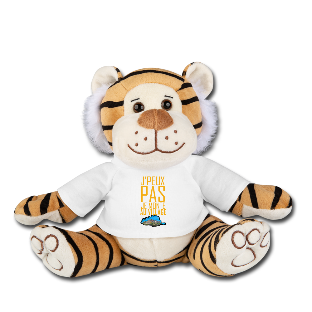 Peluche Tigre Je Monte au Village - Ochju Ochju blanc SPOD Peluche Tigre Peluche Tigre Je Monte au Village