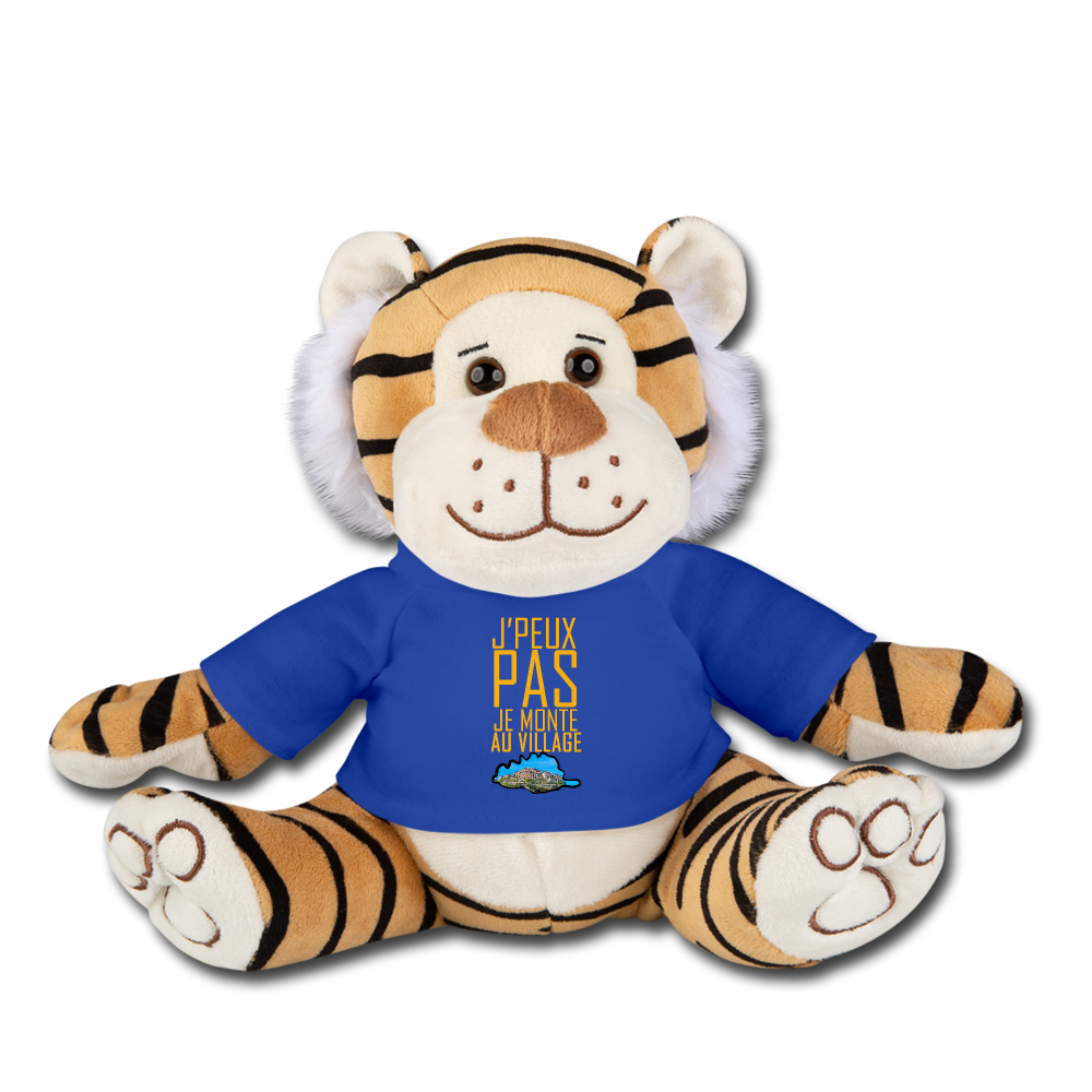 Peluche Tigre Je Monte au Village - Ochju Ochju bleu roi SPOD Peluche Tigre Peluche Tigre Je Monte au Village