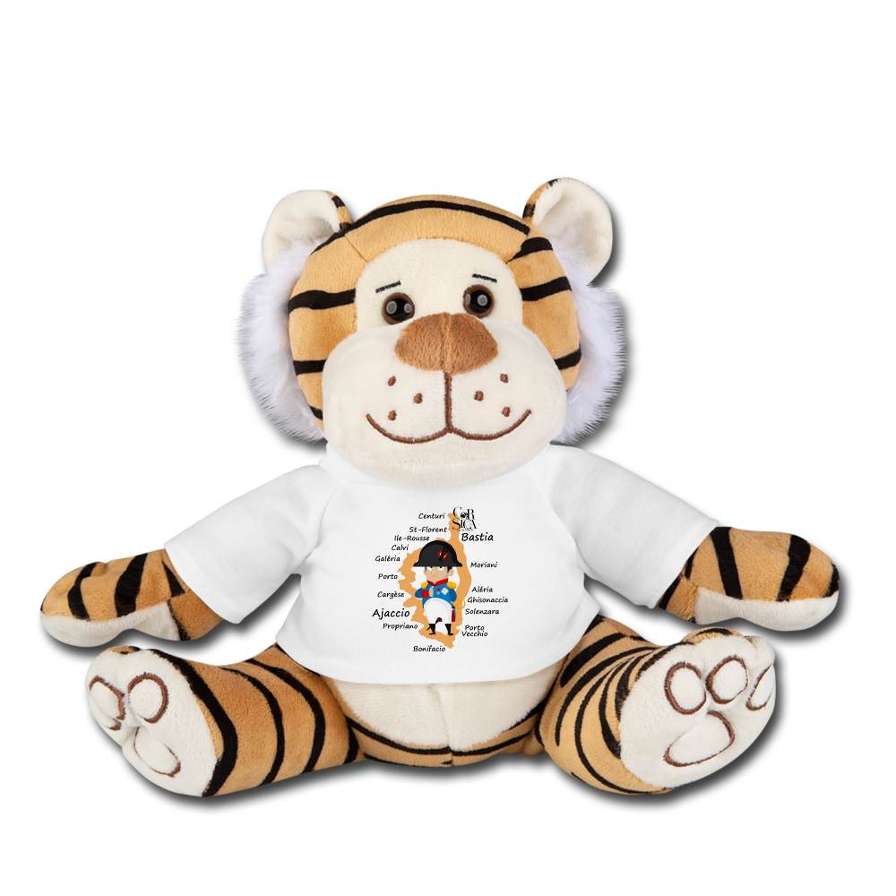 Peluche Tigre Napoléon - Ochju Ochju blanc SPOD Peluche Tigre Peluche Tigre Napoléon