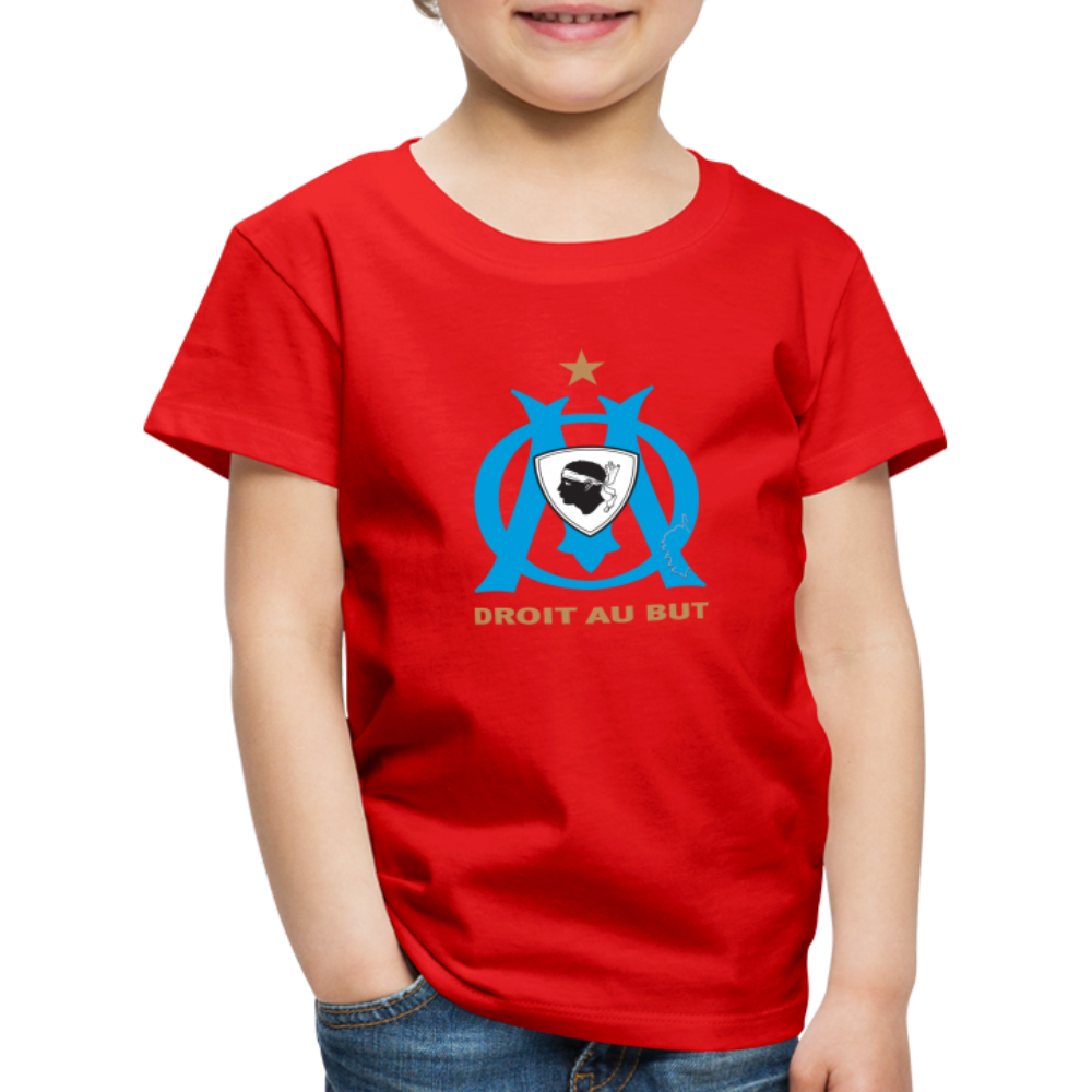 T-shirt Premium Enfant Droit au But - Ochju Ochju rouge / 98/104 (2 ans) SPOD T-shirt Premium Enfant T-shirt Premium Enfant Droit au But