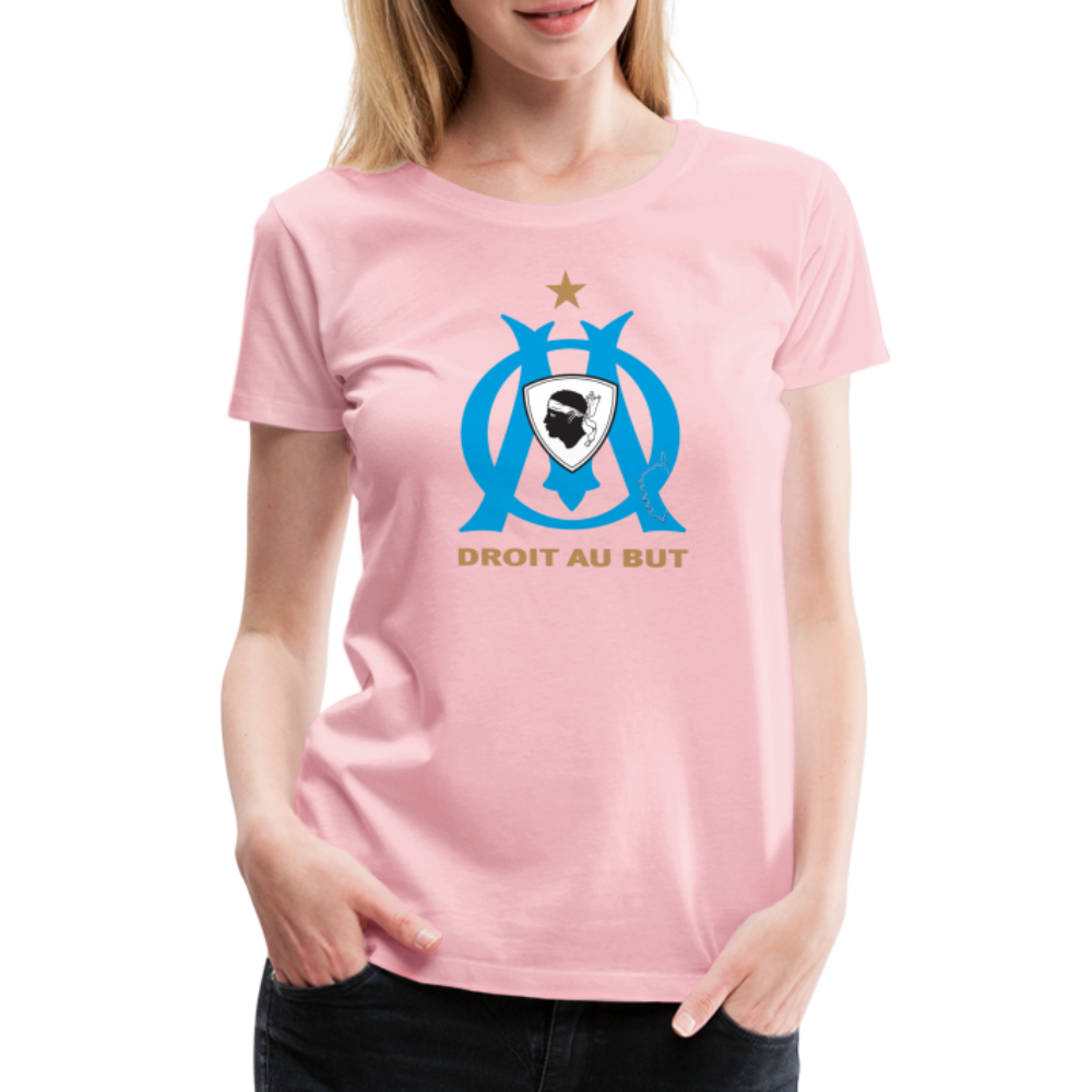 T-shirt Premium Femme Droit au But - Ochju Ochju rose liberty / S SPOD T-shirt Premium Femme T-shirt Premium Femme Droit au But