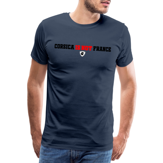 T-shirt Premium Homme Corsica Is Not France - Ochju Ochju bleu marine / S SPOD T-shirt Premium Homme T-shirt Premium Homme Corsica Is Not France