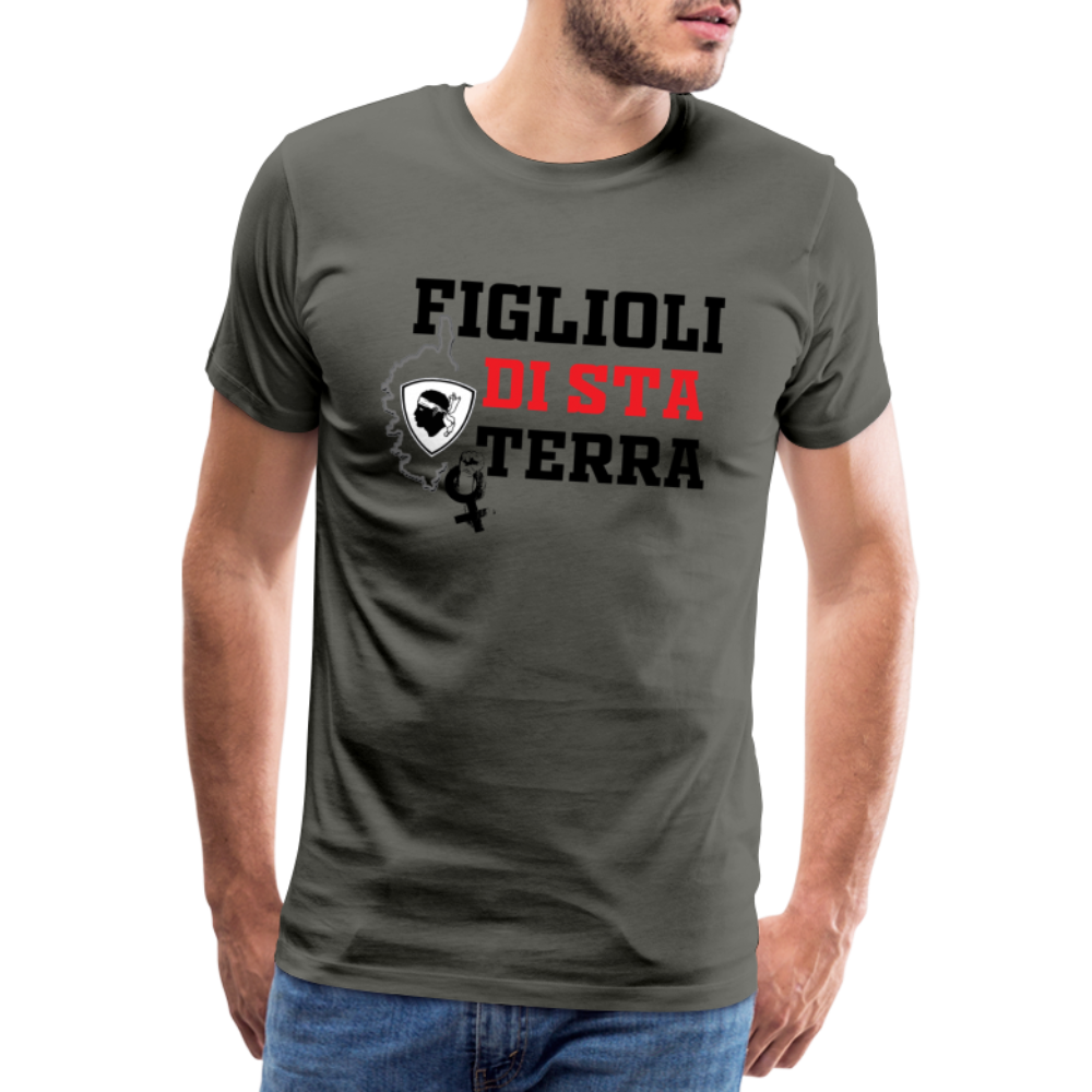 T-shirt Premium Homme Figlioli di sta Terra (enfants de cette terre) - Ochju Ochju asphalte / S SPOD T-shirt Premium Homme T-shirt Premium Homme Figlioli di sta Terra (enfants de cette terre)