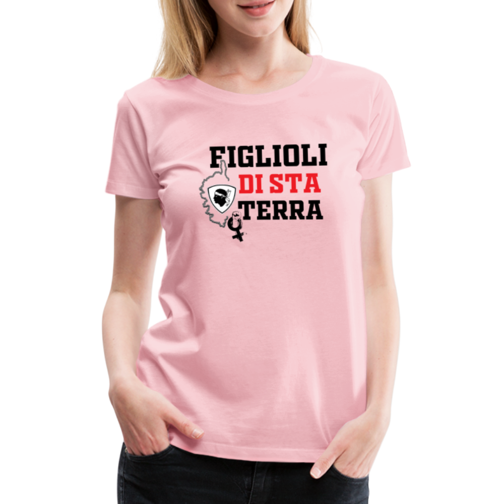T-shirt Premium Femme Figlioli di sta Terra (enfants de cette terre) - Ochju Ochju rose liberty / S SPOD T-shirt Premium Femme T-shirt Premium Femme Figlioli di sta Terra (enfants de cette terre)