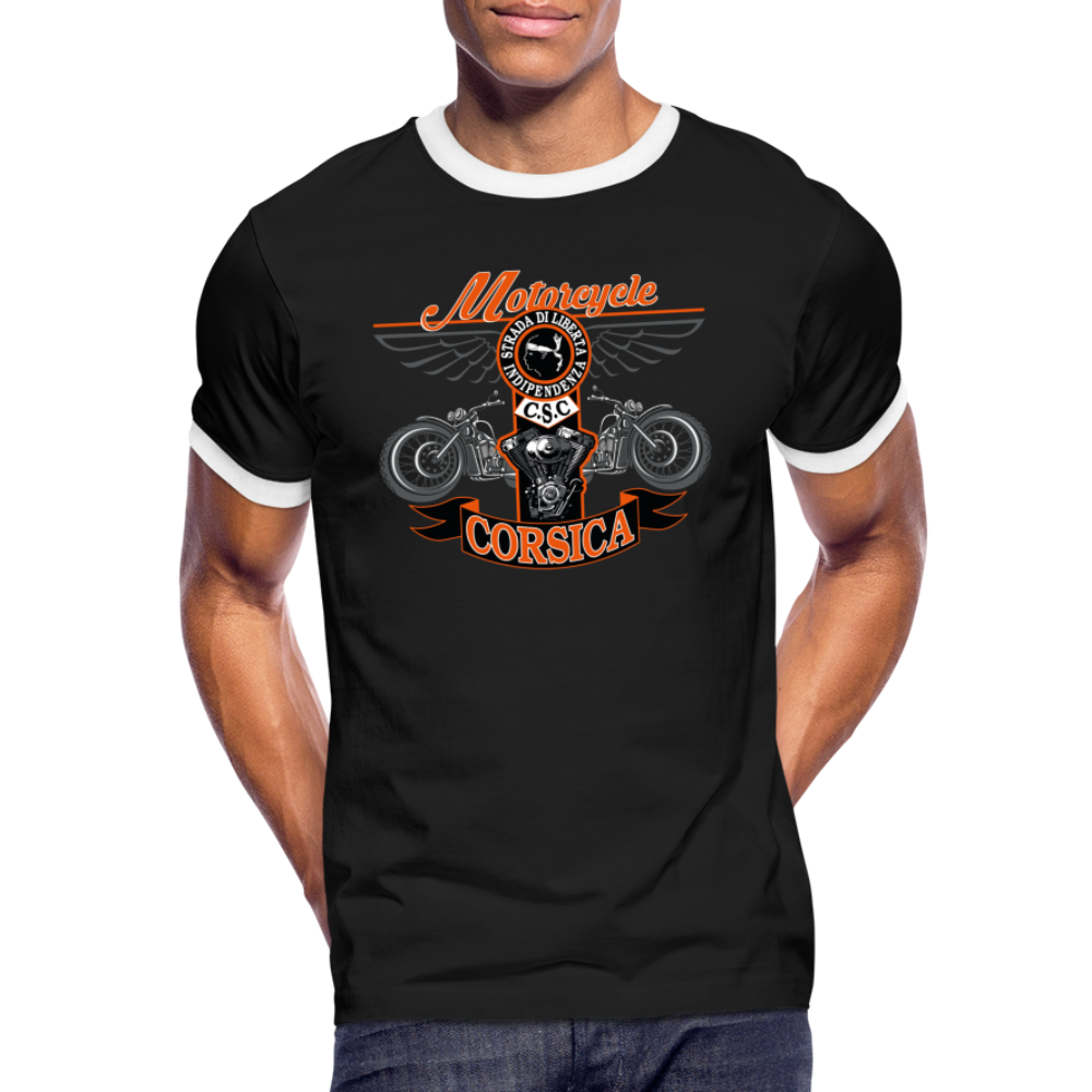 T-shirt Sport Motorcycle Corsica - noir/blanc