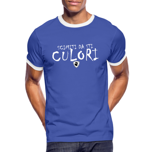 T-shirt Sport Scimiti da sti Culori - bleu/blanc