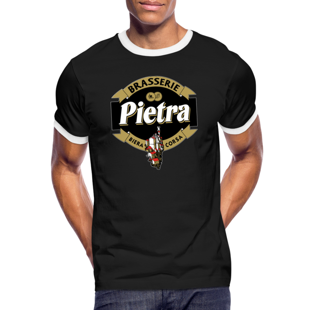T-shirt Sport Bière Pietra - noir/blanc