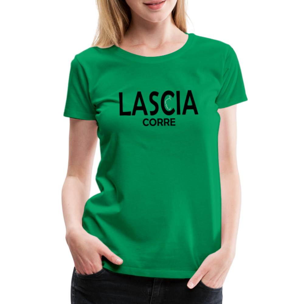 T-shirt Premium Femme Lascia Corre - vert