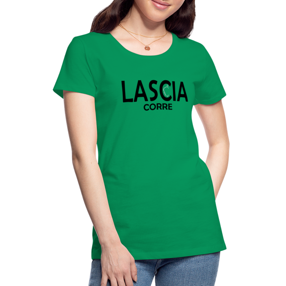 T-shirt Premium Femme Lascia Corre - vert