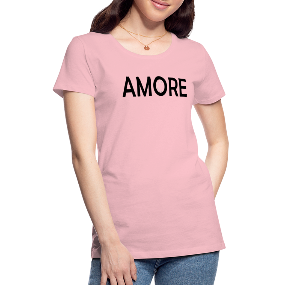 T-shirt Premium Femme Amore - rose liberty