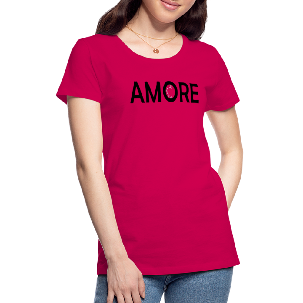 T-shirt Premium Femme Amore - rubis
