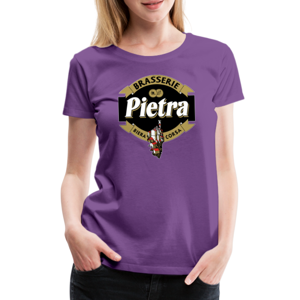 T-shirt Premium Femme Bière Pietra - violet