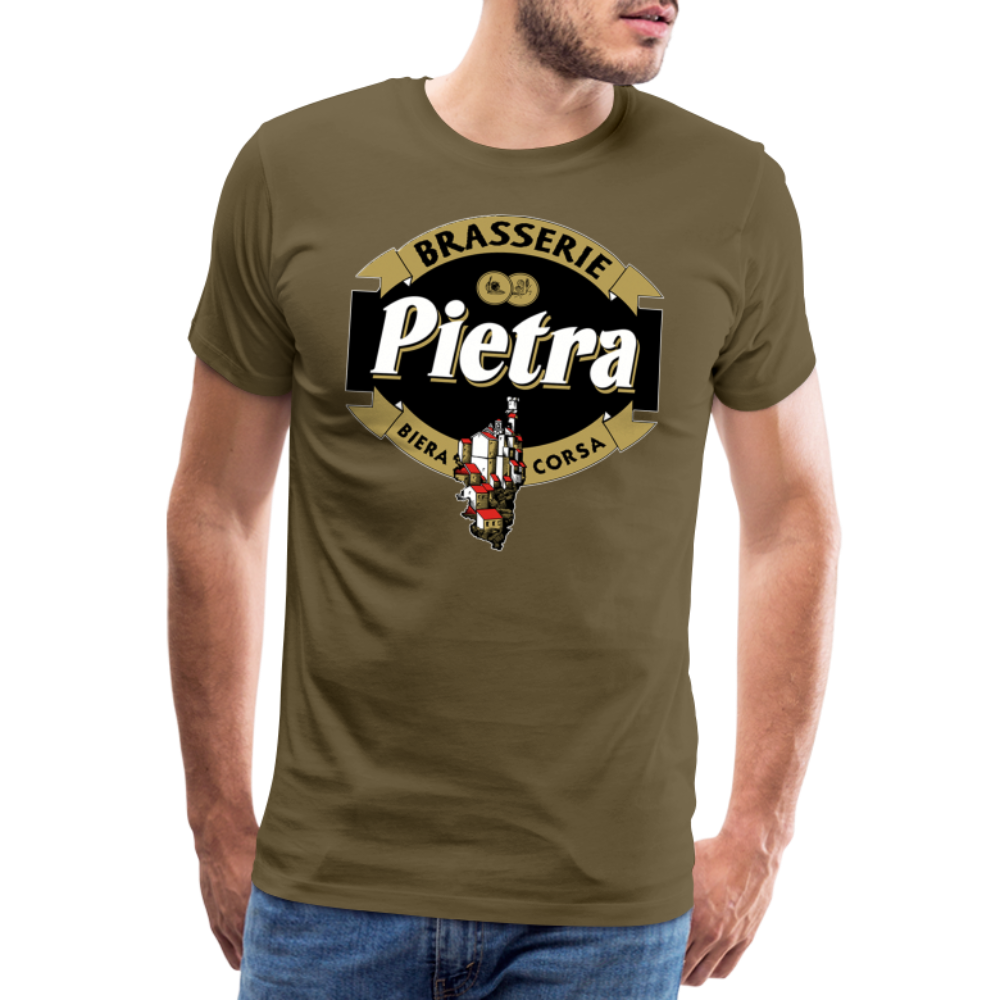 T-shirt Premium Homme Bière Pietra - kaki