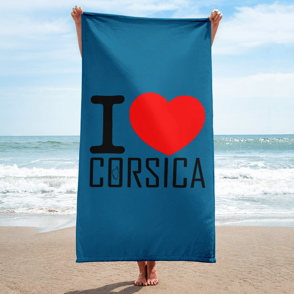 Serviette i Love Corsica