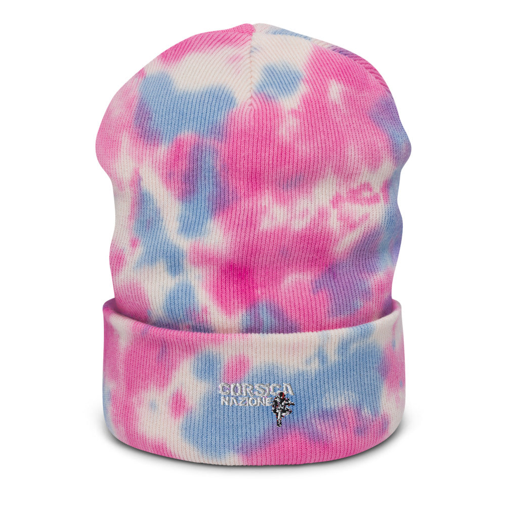 Bonnet tie-dye Corsica Nazione - Ochju Ochju Cotton Candy Ochju Souvenirs de Corse Bonnet tie-dye Corsica Nazione