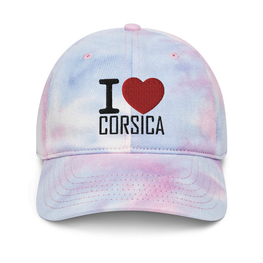 Casquette tie and dye i Love Corsica