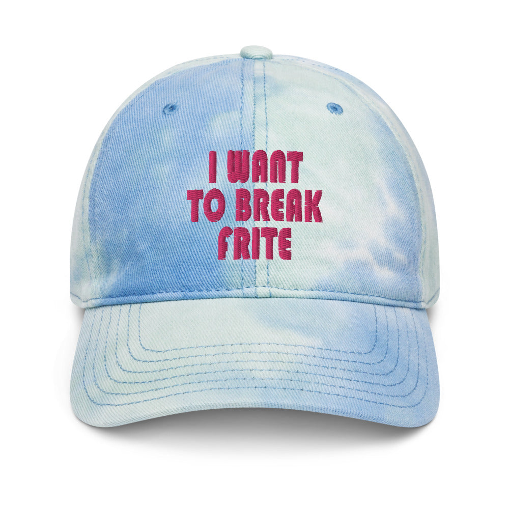 Casquette tie and dye I Want To Break Frite - Ochju Ochju Bleu Ciel Ochju Casquette tie and dye I Want To Break Frite