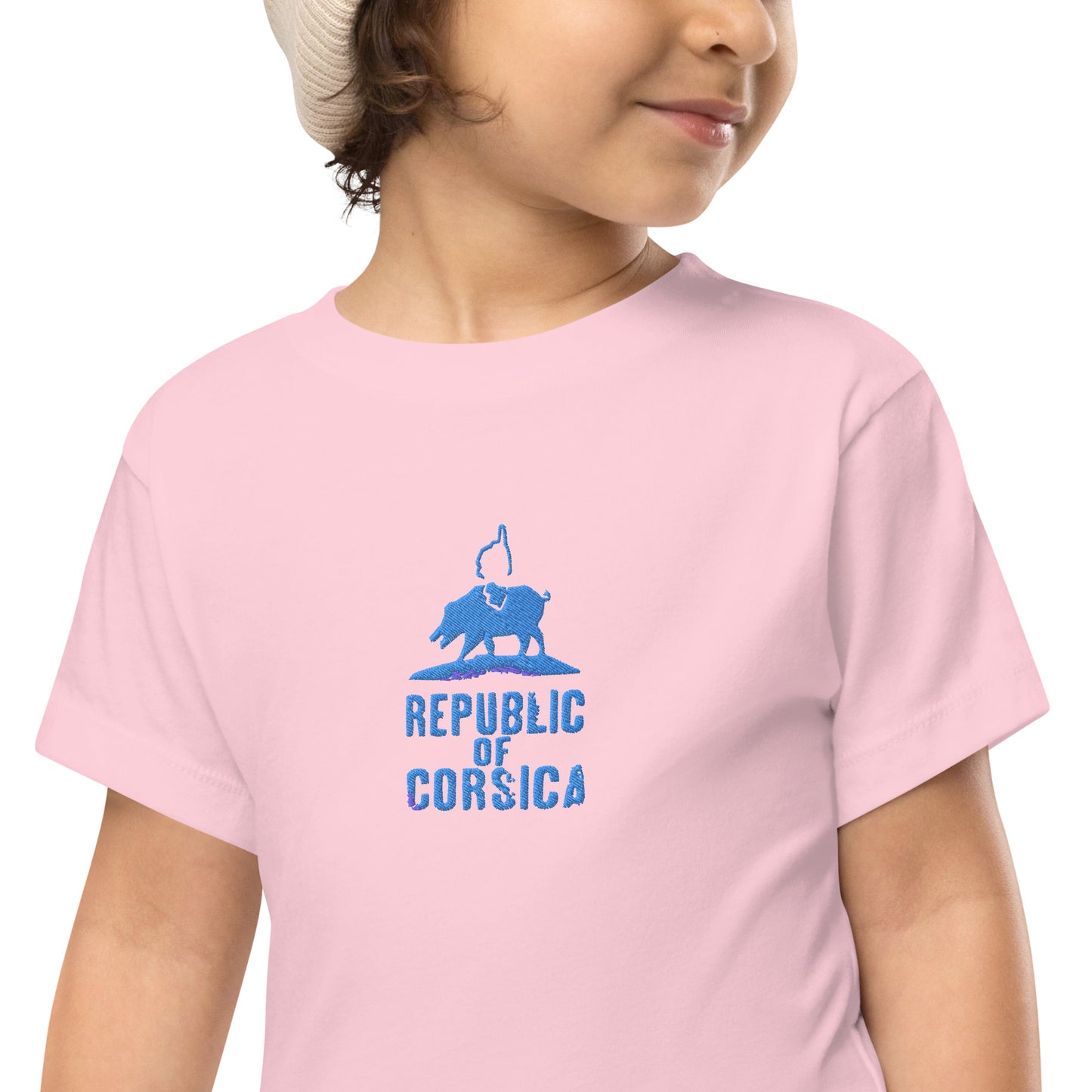 T-shirt à Manches Courtes Brodé Republic of Corsica