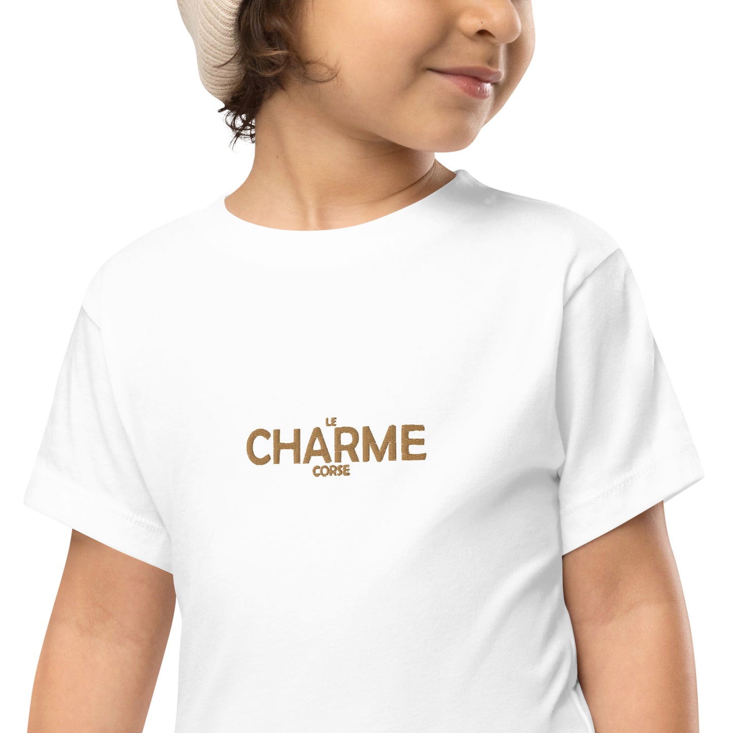 T-shirt à Manches Courtes Brodé Le Charme Corse