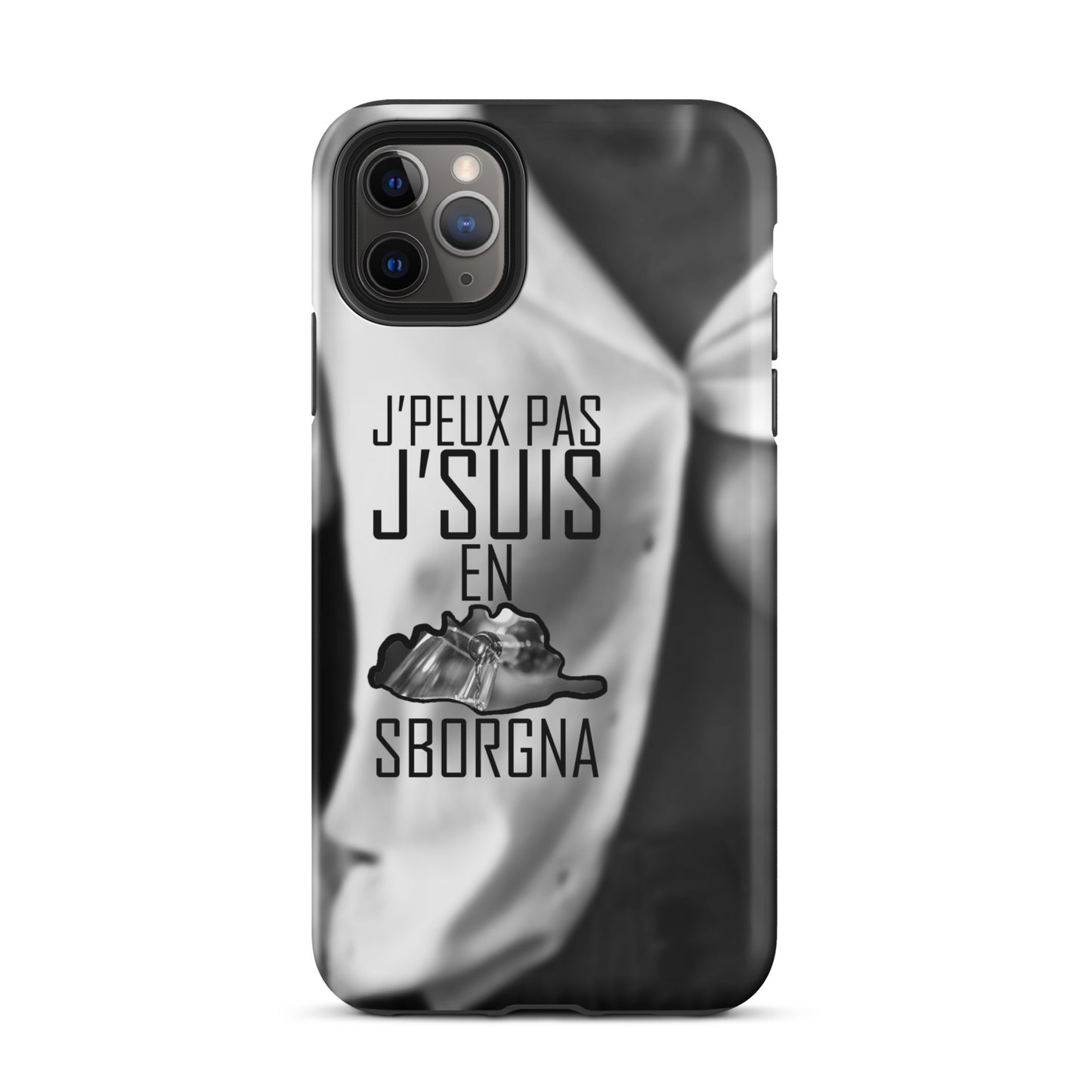 Coque d'iPhone rigide En Sborgna