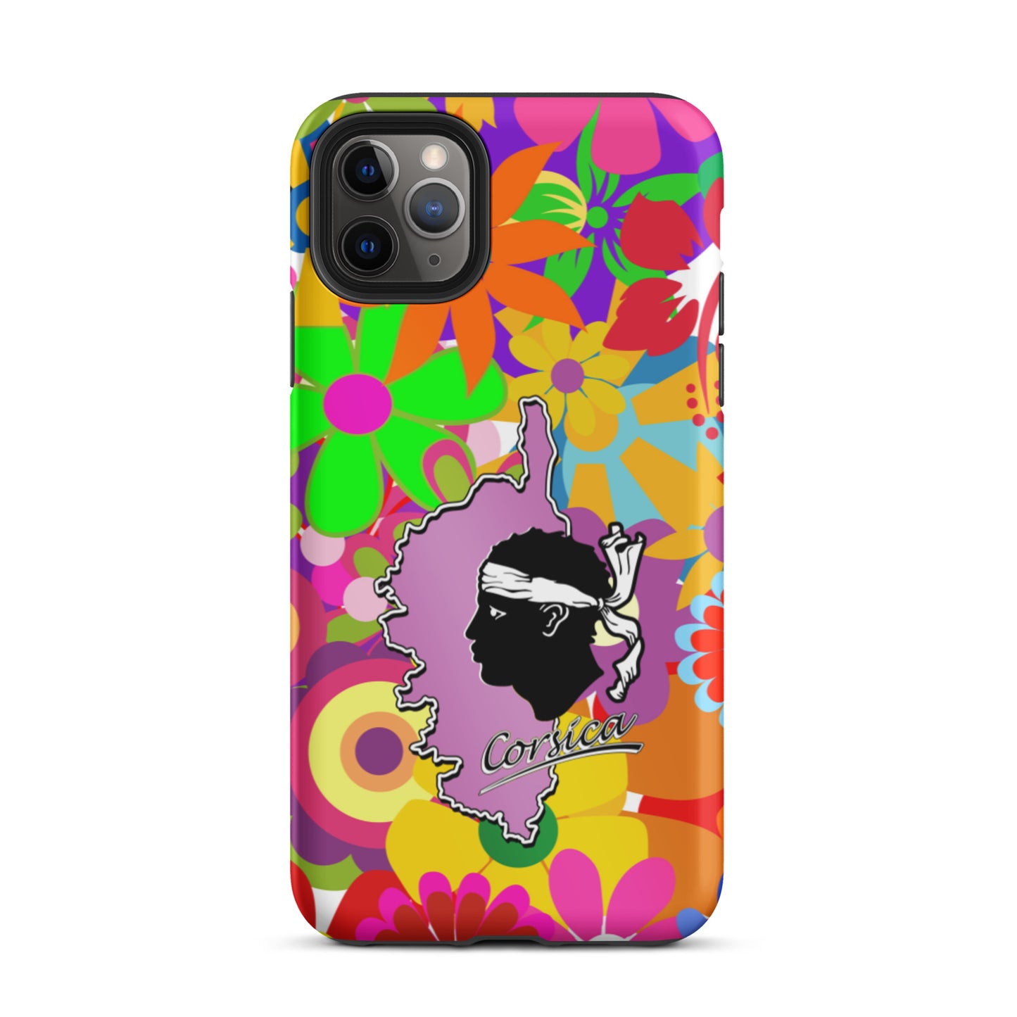 Coque d'iPhone rigide Flower Corsica