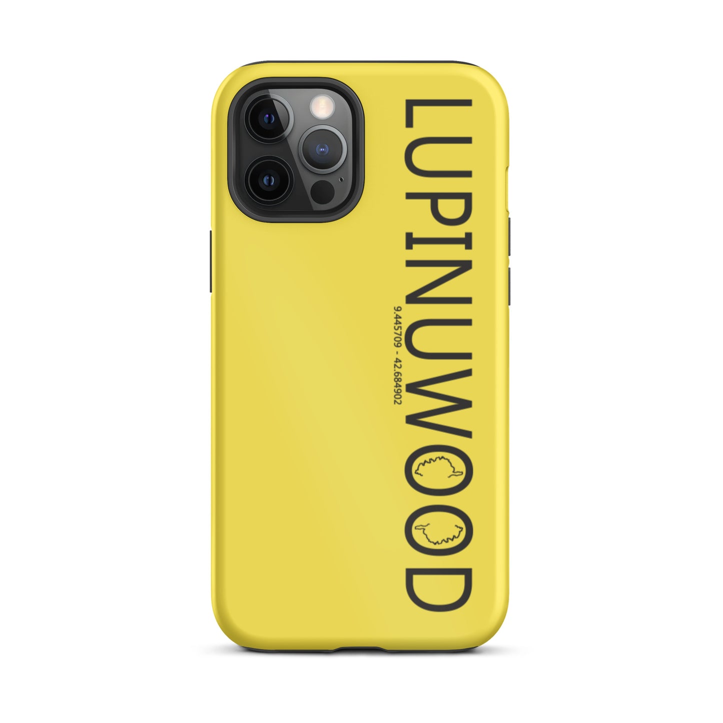 Coque d'iPhone rigide Lupinuwood