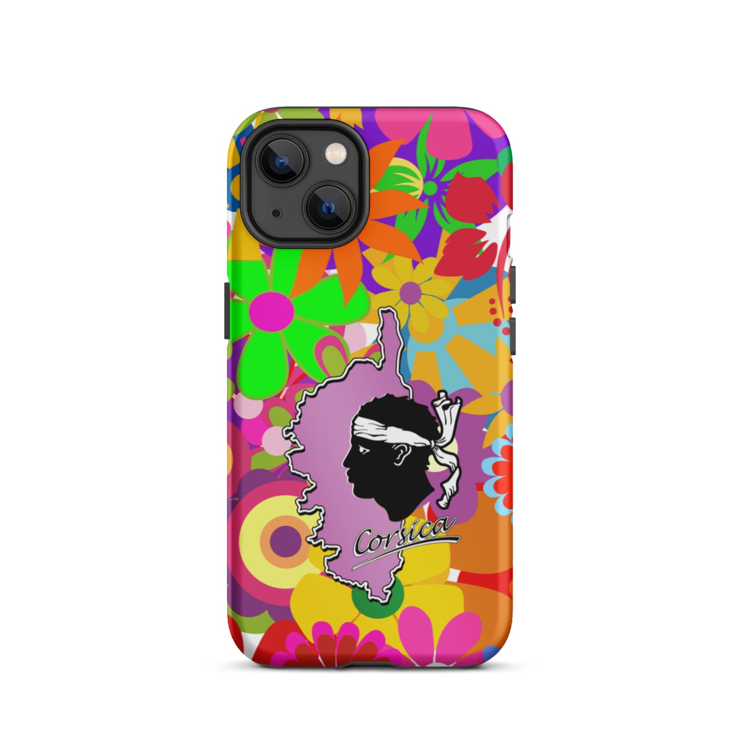 Coque d'iPhone rigide Flower Corsica