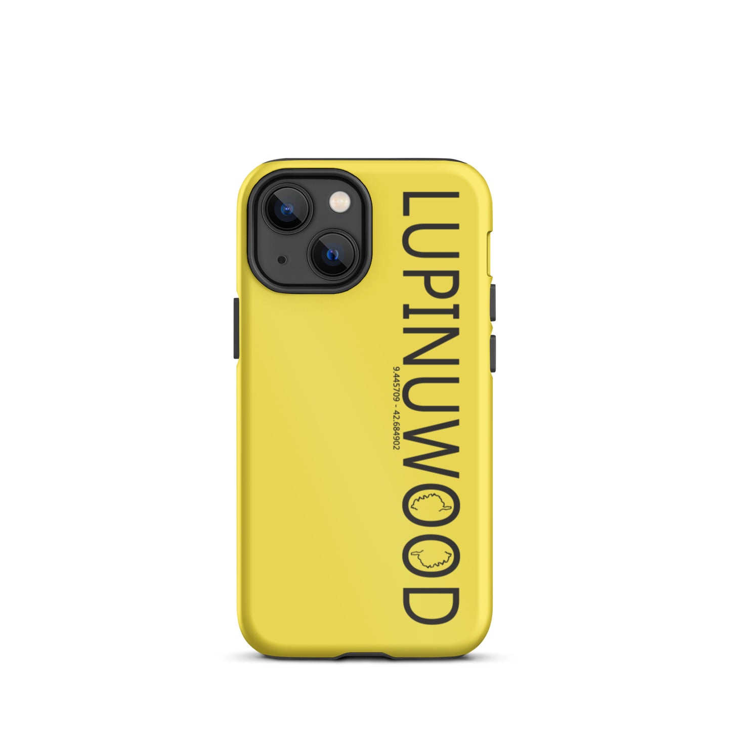 Coque d'iPhone rigide Lupinuwood