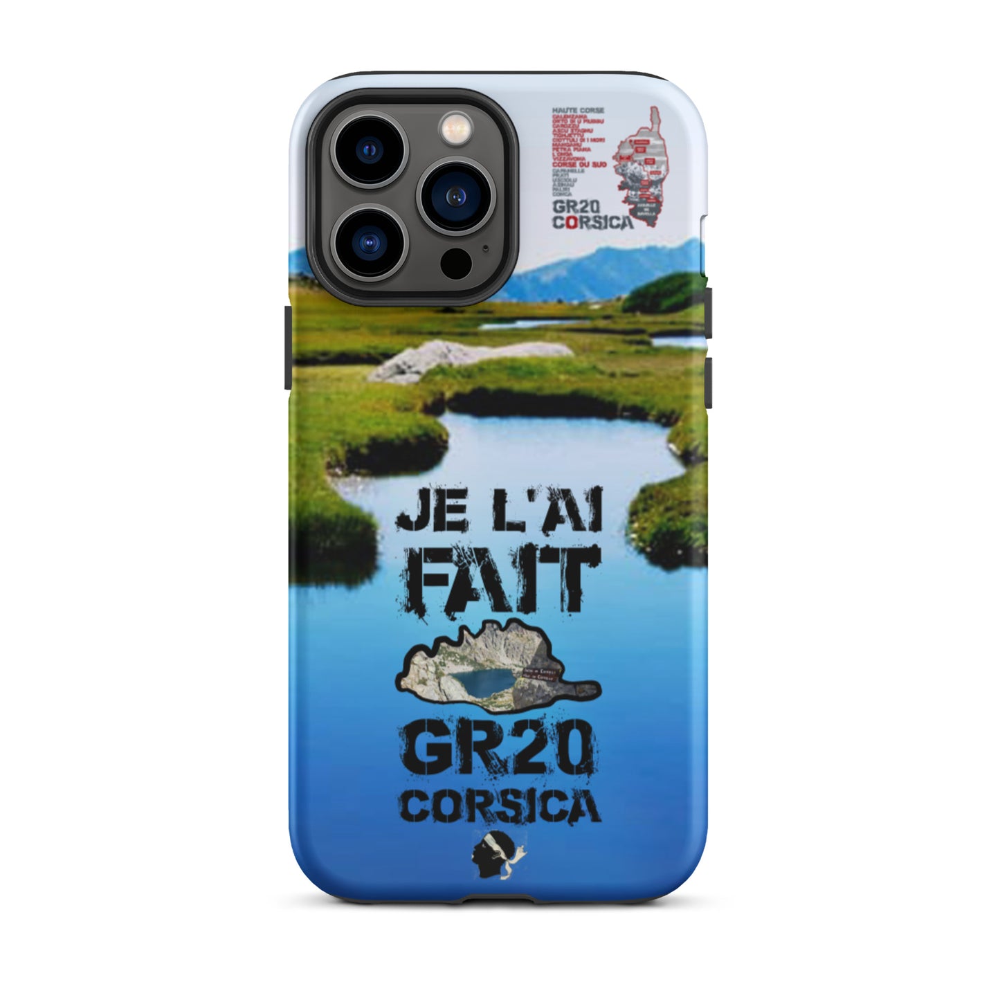 Coque d'iPhone rigide GR20 Corsica