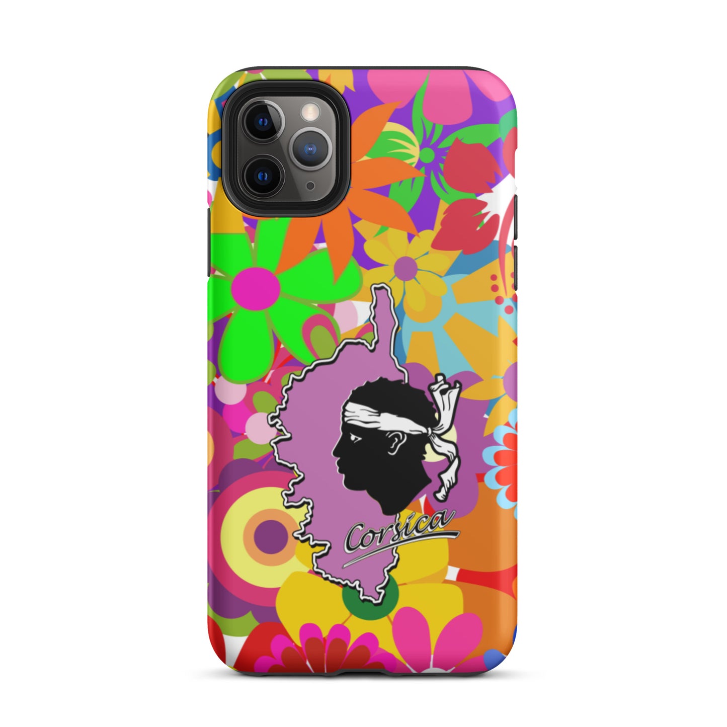 Coque d'iPhone rigide Flower Corsica