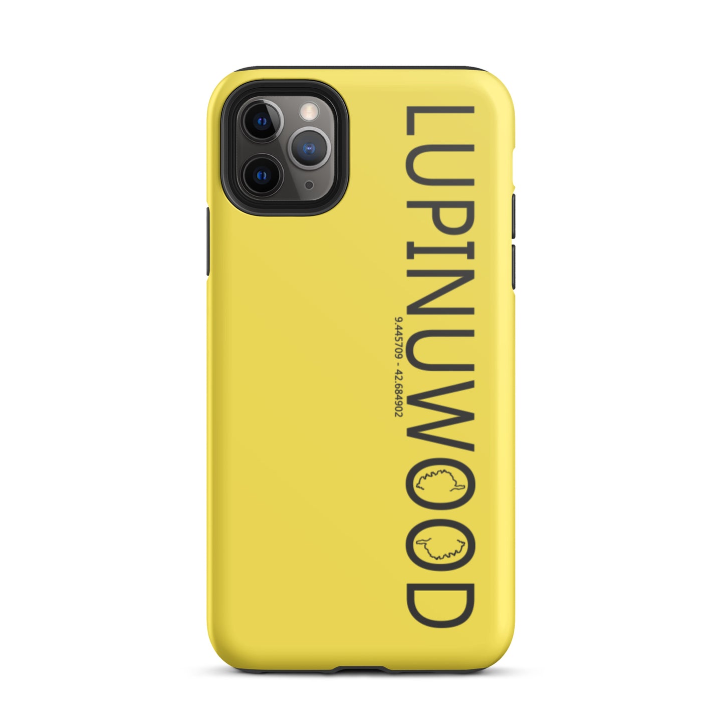 Coque d'iPhone rigide Lupinuwood