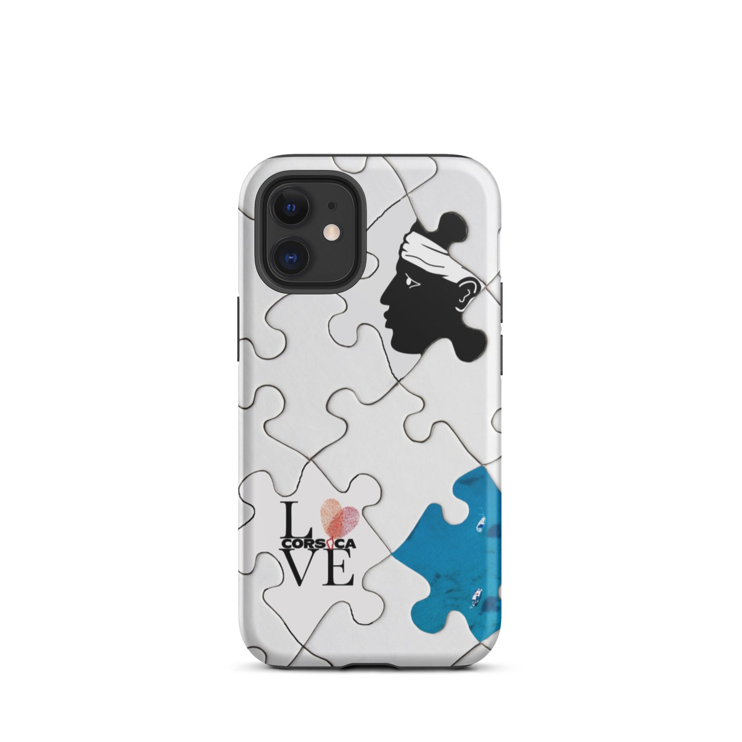 Coque d'iPhone rigide Puzzle Corse