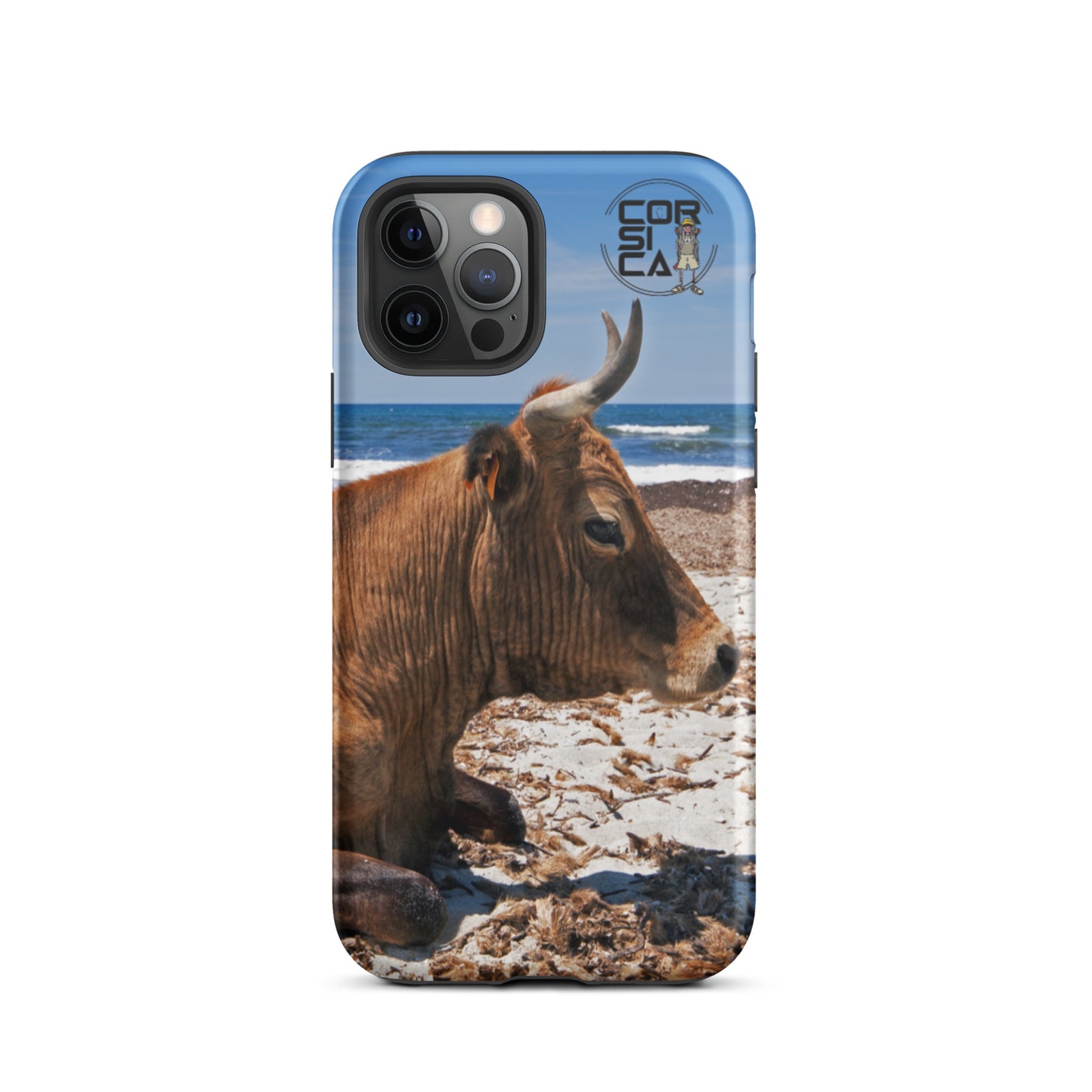 Coque d'iPhone rigide Vaches Corses