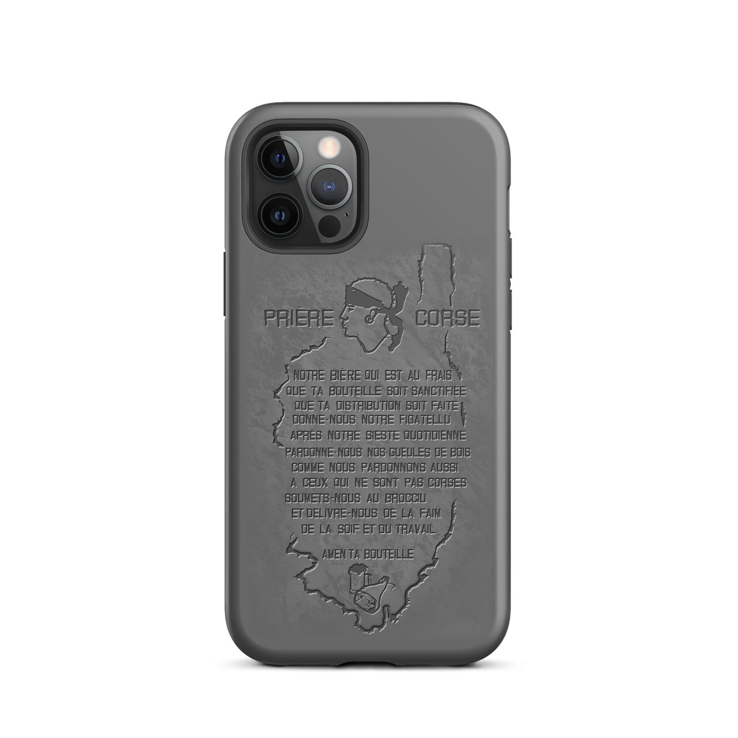 Coque d'iPhone rigide Prière Corse