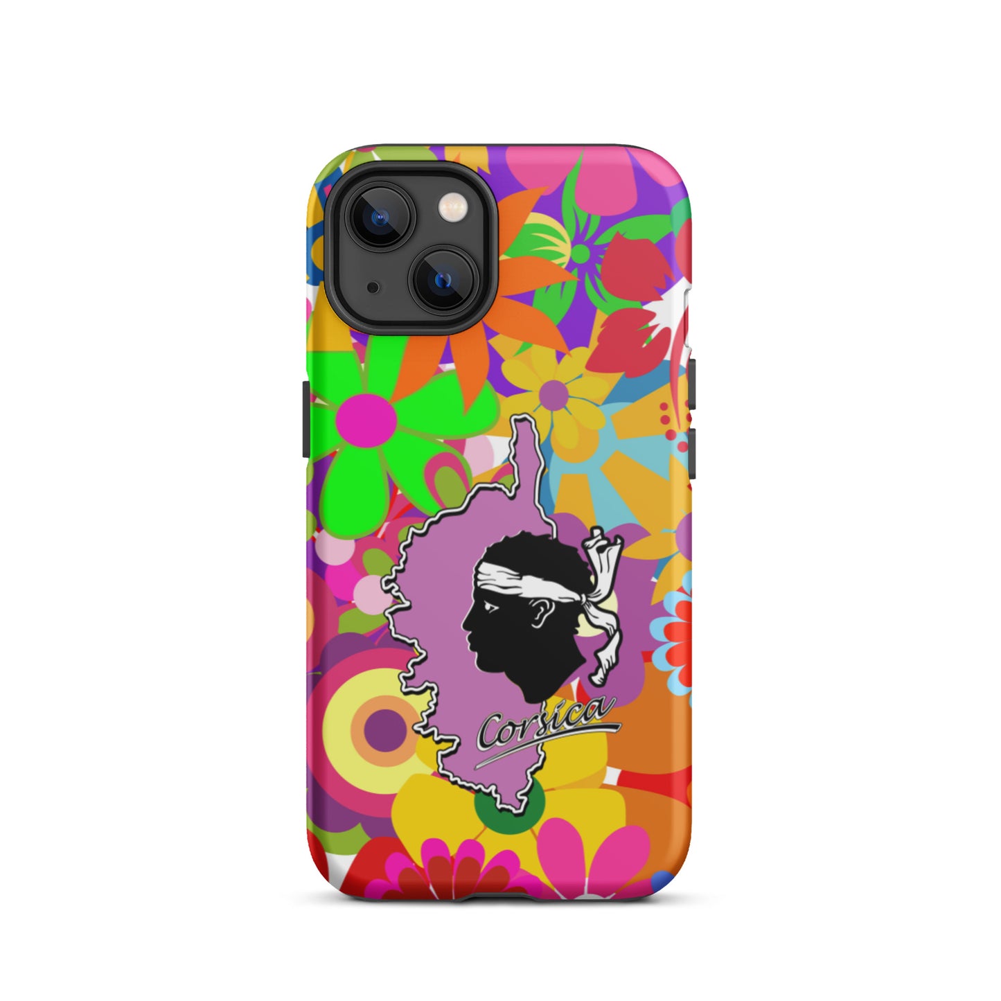 Coque d'iPhone rigide Flower Corsica