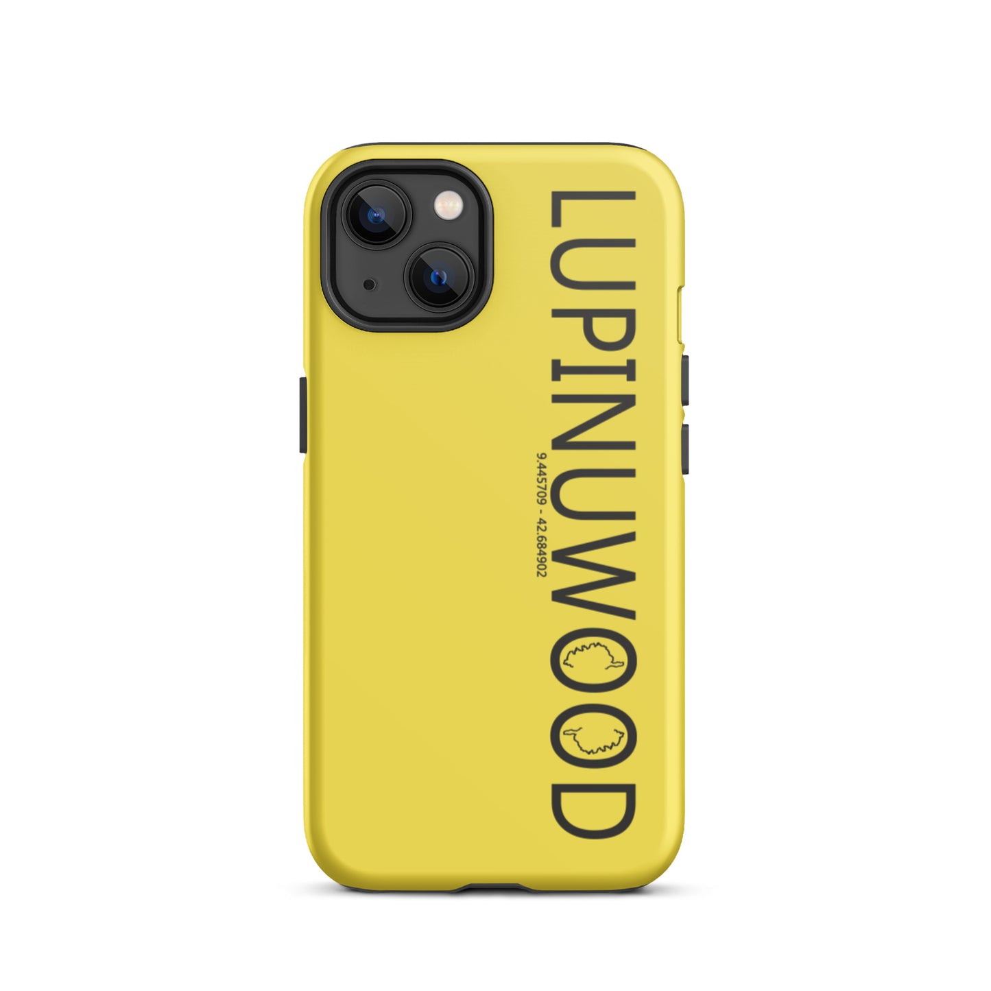 Coque d'iPhone rigide Lupinuwood