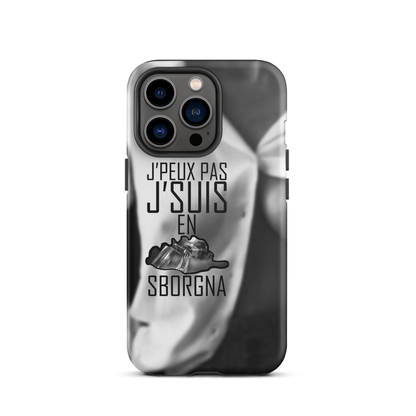 Coque d'iPhone rigide En Sborgna