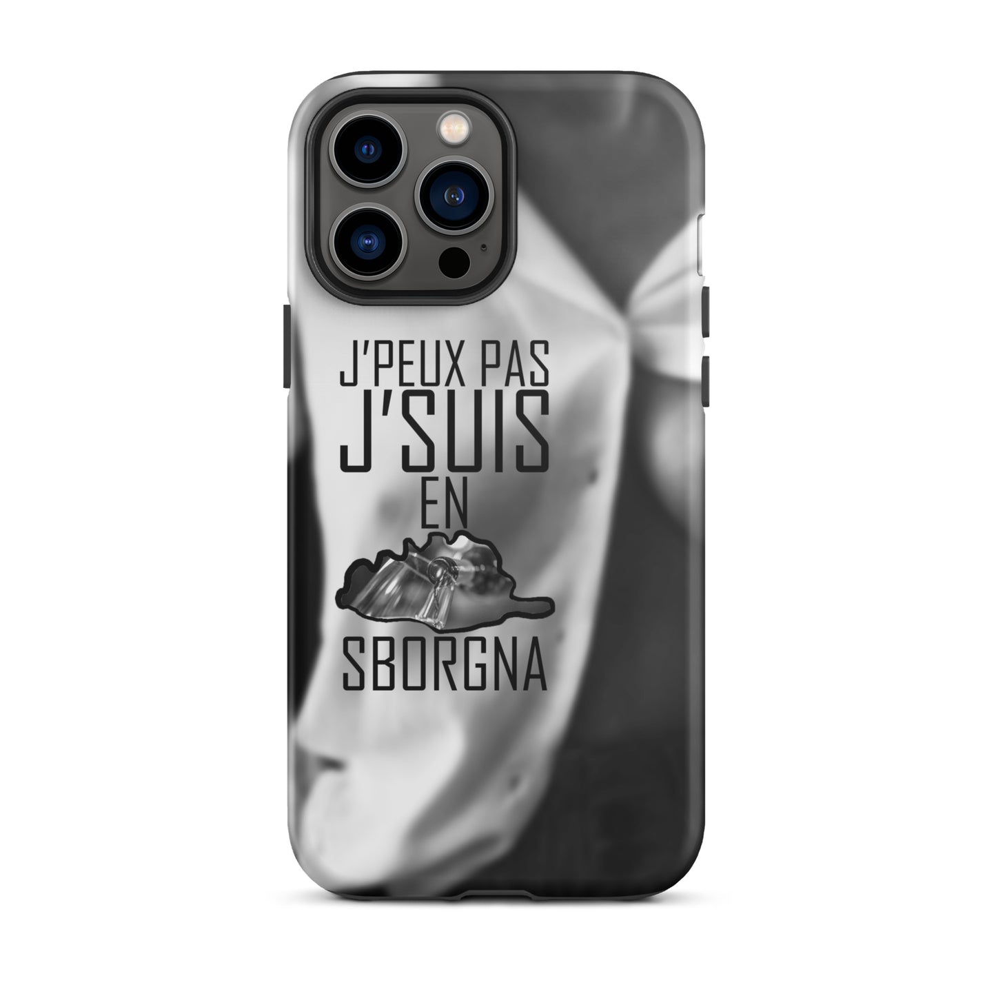 Coque d'iPhone rigide En Sborgna