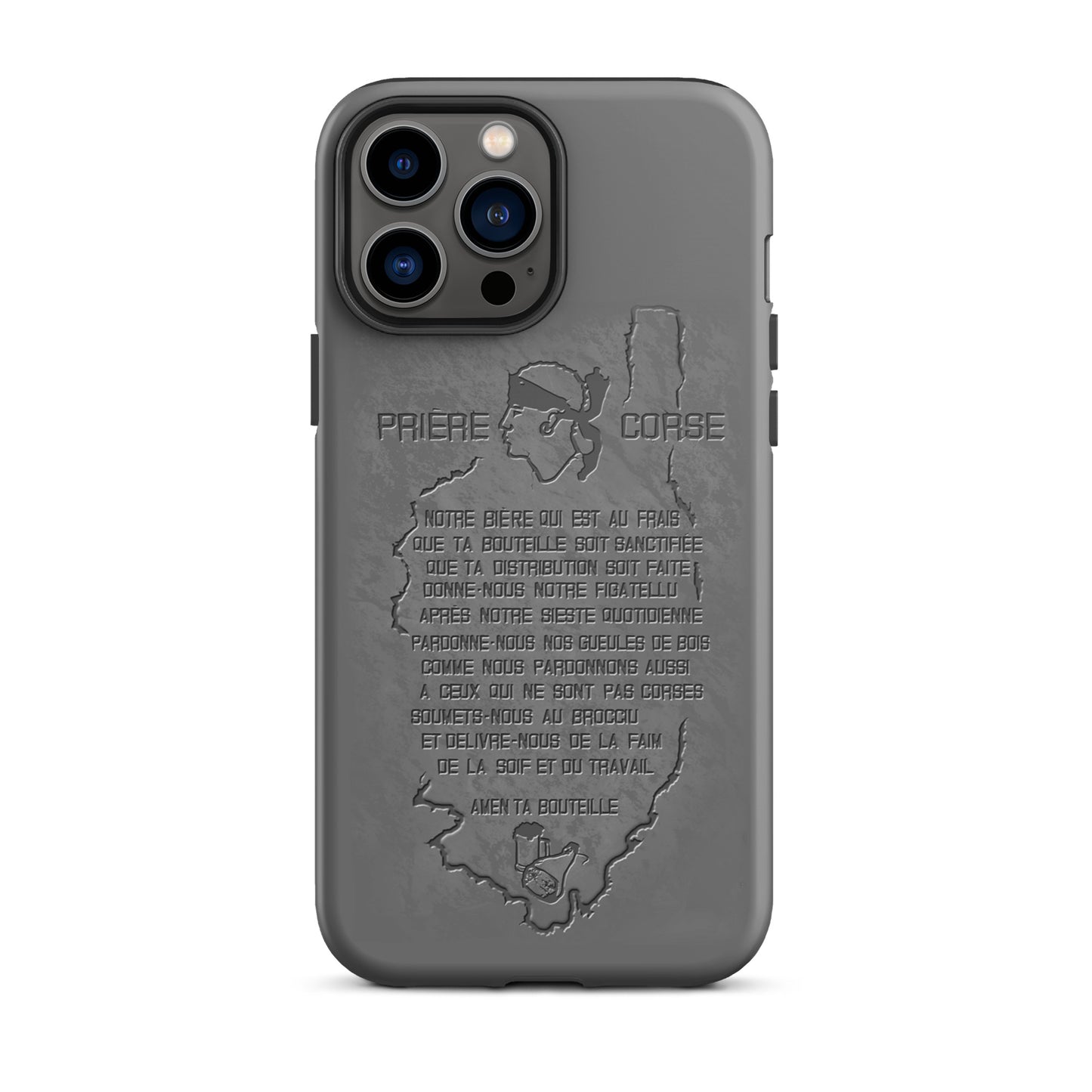 Coque d'iPhone rigide Prière Corse