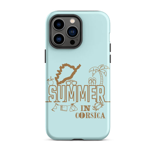 Coque d'iPhone rigide Summer in Corsica