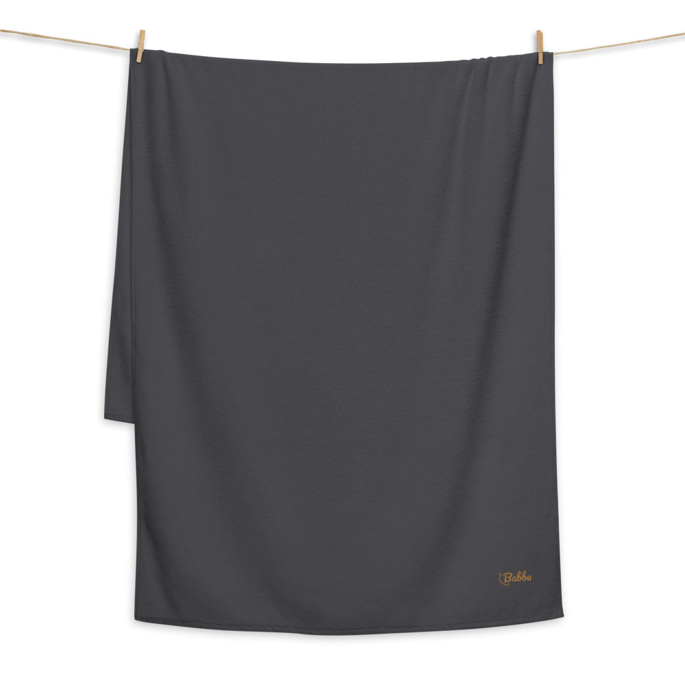 Serviette de bain grande taille Babbu - Ochju Ochju Graphite / 100×210 cm Ochju Serviette de bain grande taille Babbu