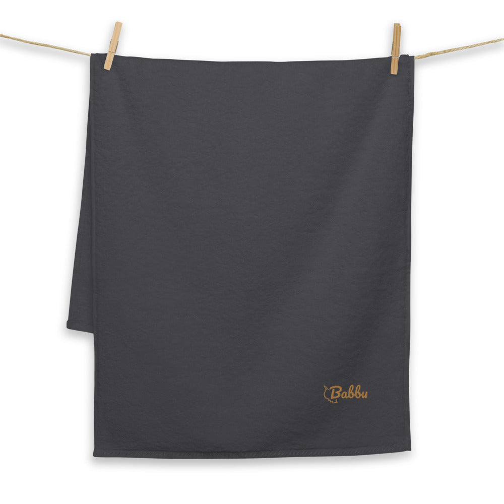 Serviette de bain grande taille Babbu - Ochju Ochju Graphite / 50×100 cm Ochju Serviette de bain grande taille Babbu