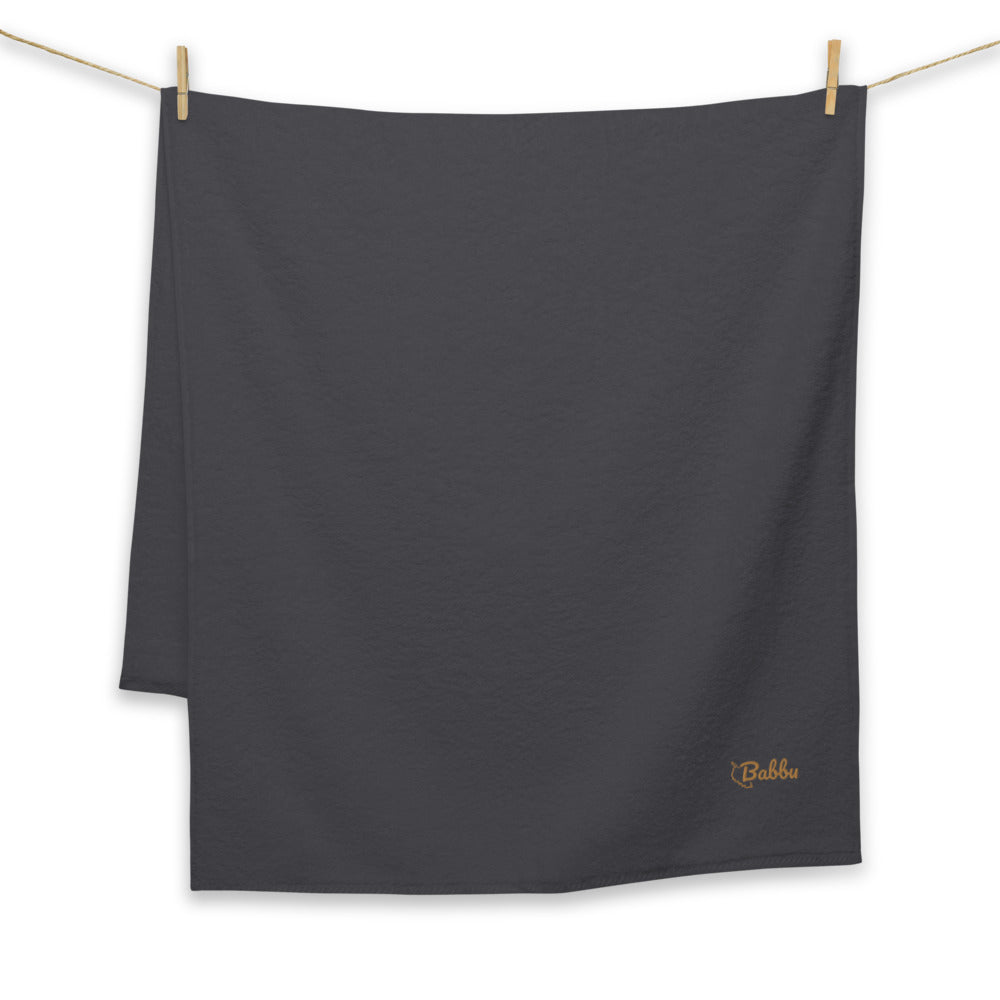 Serviette de bain grande taille Babbu - Ochju Ochju Graphite / 70×140 cm Ochju Serviette de bain grande taille Babbu