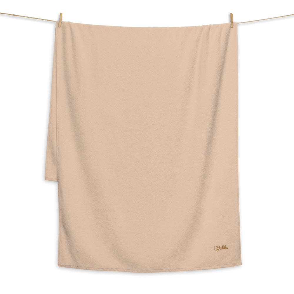 Serviette de bain grande taille Babbu - Ochju Ochju Sable / 100×210 cm Ochju Serviette de bain grande taille Babbu