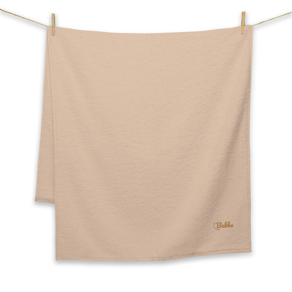 Serviette de bain grande taille Babbu - Ochju Ochju Sable / 70×140 cm Ochju Serviette de bain grande taille Babbu