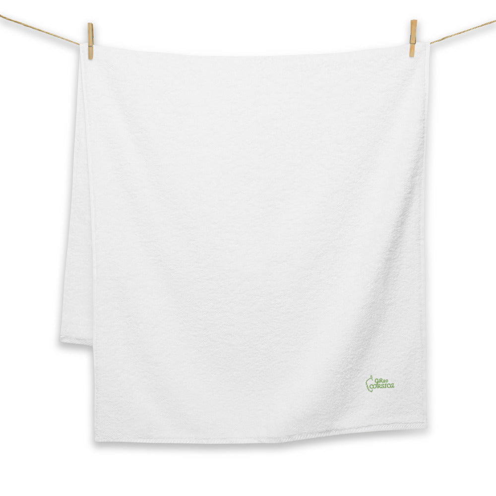 Serviette de bain grande taille GR20 Corsica - Ochju Ochju Blanc / 70×140 cm Ochju Serviette de bain grande taille GR20 Corsica