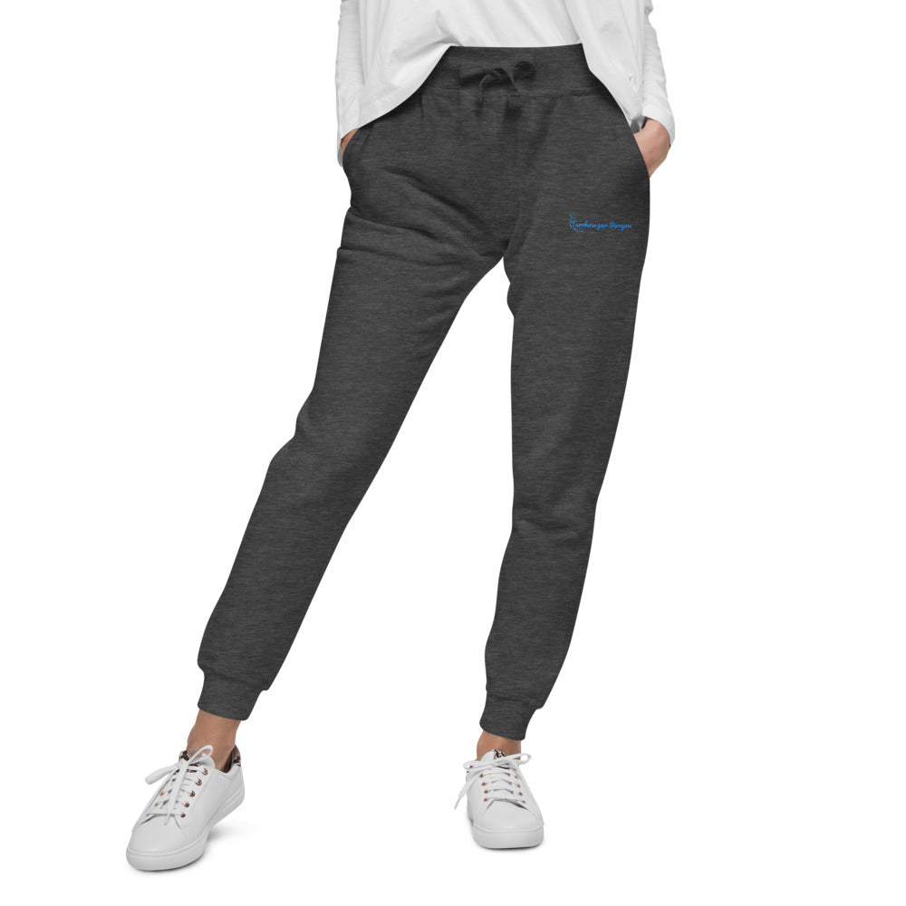 Pantalon de survêtement en molleton Turchinu per Sempre - Ochju Ochju Charcoal Heather / XS Ochju Pantalon de survêtement en molleton Turchinu per Sempre