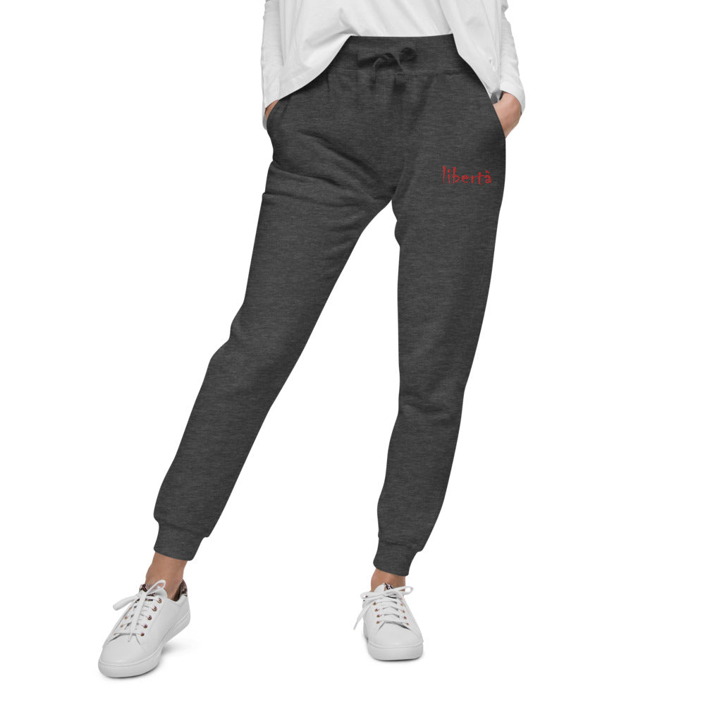 Pantalon de survêtement en molleton Libertà - Ochju Ochju Charcoal Heather / XS Ochju Pantalon de survêtement en molleton Libertà