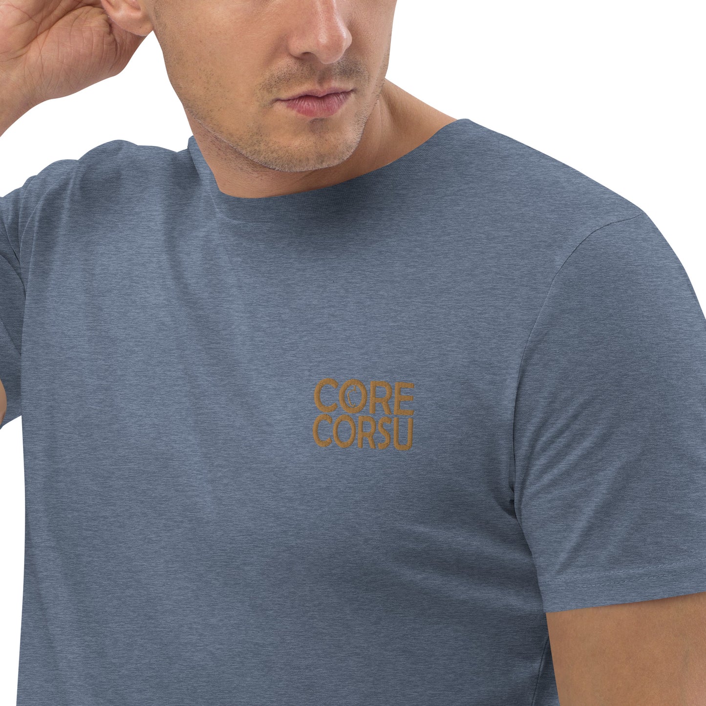 T-shirt unisexe en coton bio Brodé Core Corsu