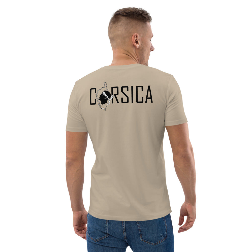 T-shirt unisexe en coton biologique Corsica - Ochju Ochju Desert Dust / S Ochju Souvenirs de Corse T-shirt unisexe en coton biologique Corsica